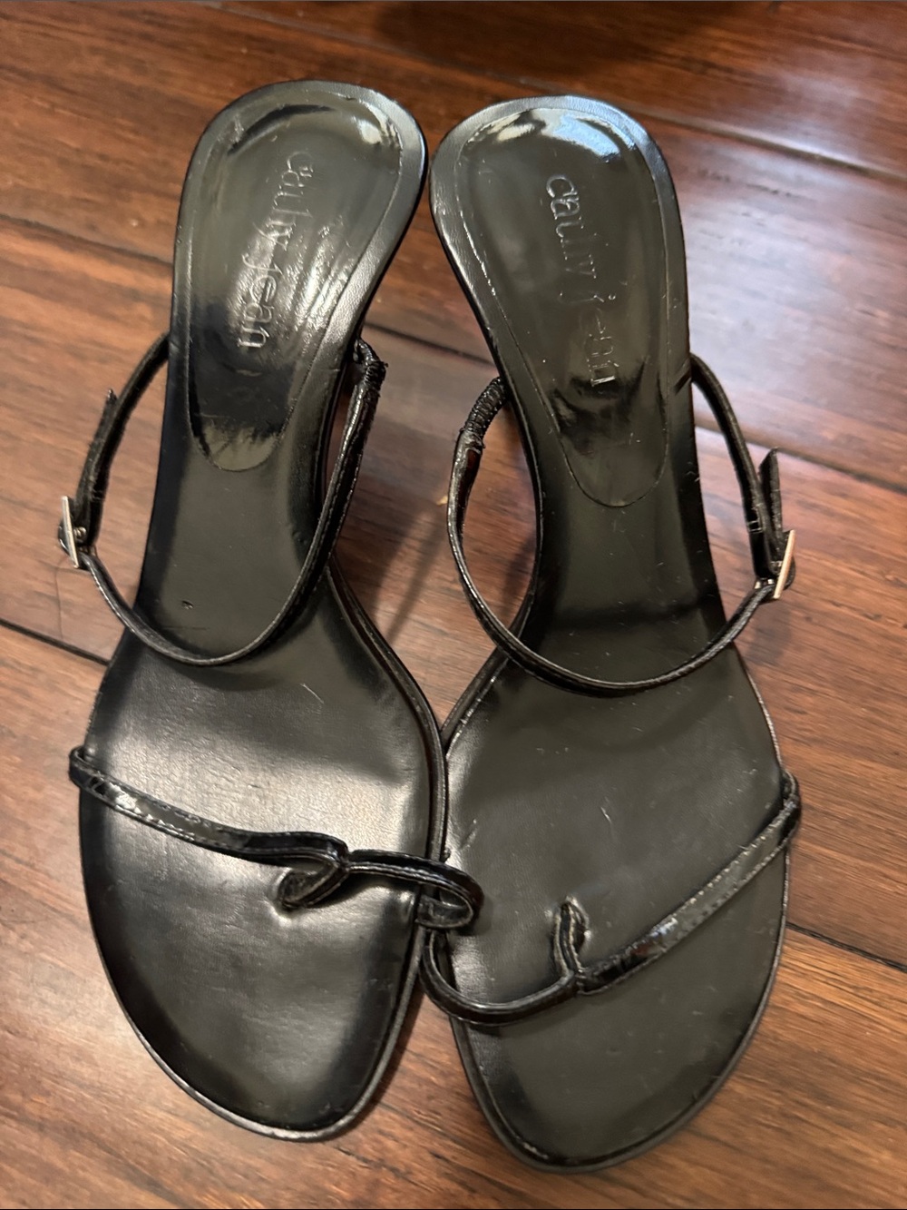 Call It Spring Black Knot Strap Sandals